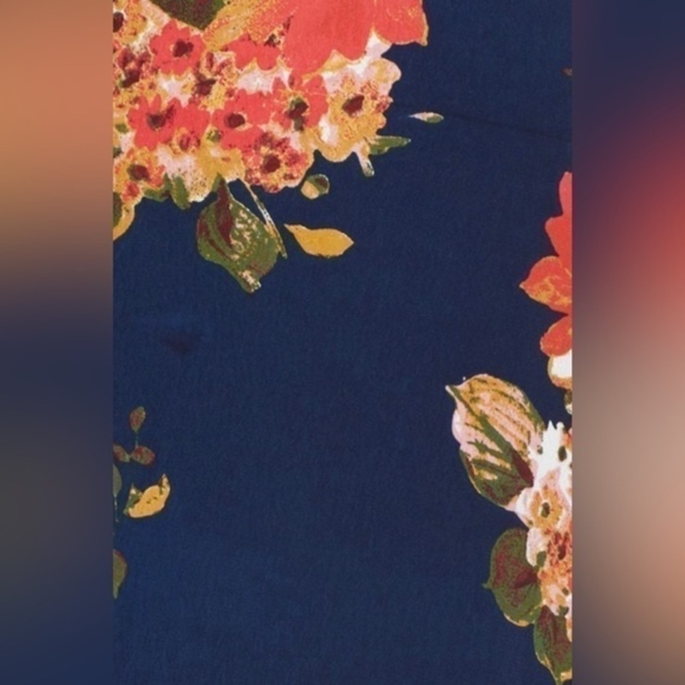 Band Of Gypsies Button Front Down Flounce Floral Maxi Dress 💕 - Picture 11 of 16